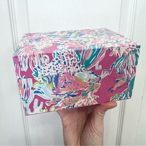 Lilly Pulitzer Dragonfruit Sunken Treasure Jewelry Box